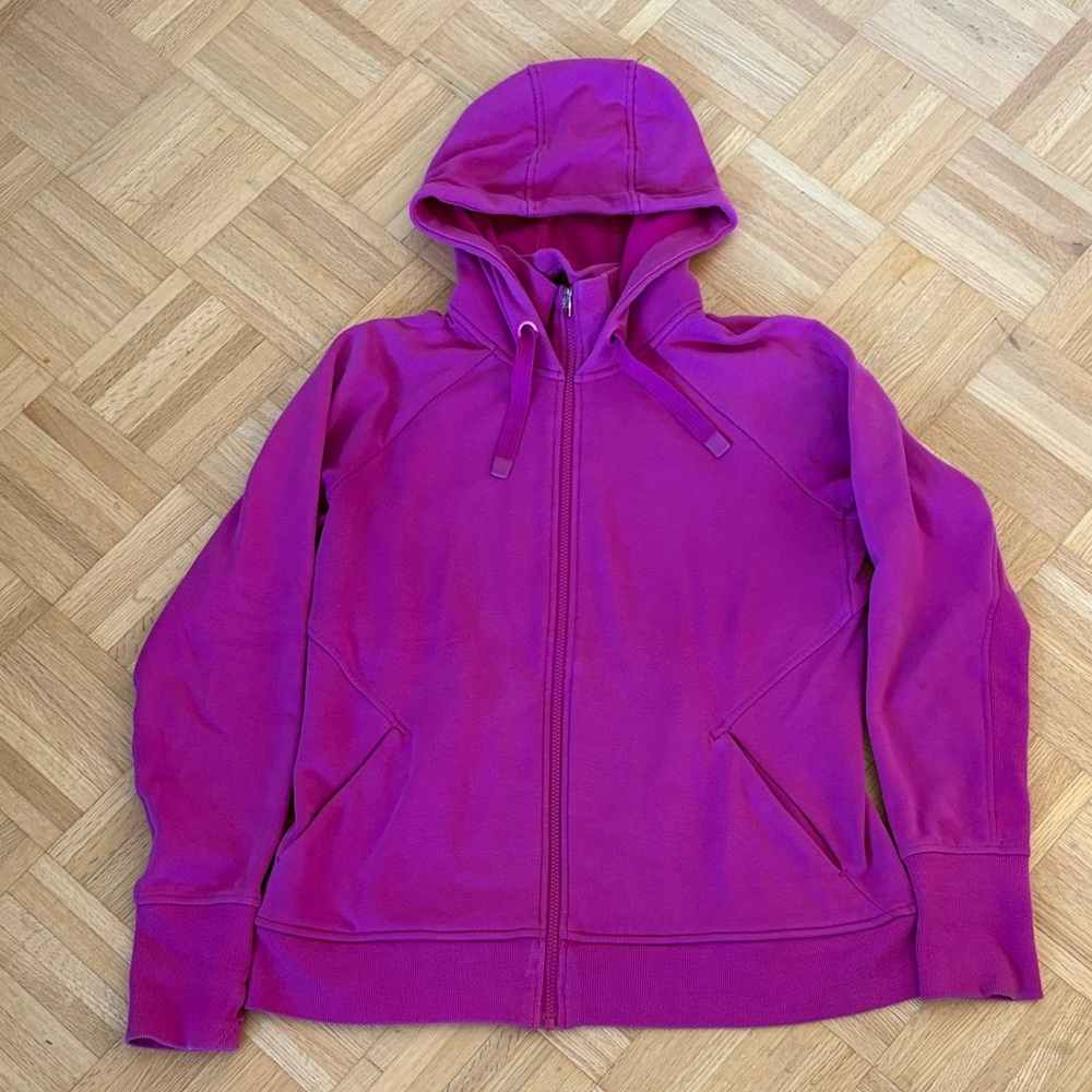 Athleta Triumph Fleece-lined zip-up hoodie sweatshirt